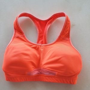 32C Athleta Pink and Orange Racerback Sports Bra